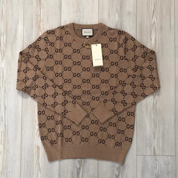brown gucci sweatshirt
